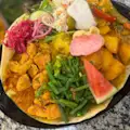 Roti met kerrie kipfilet