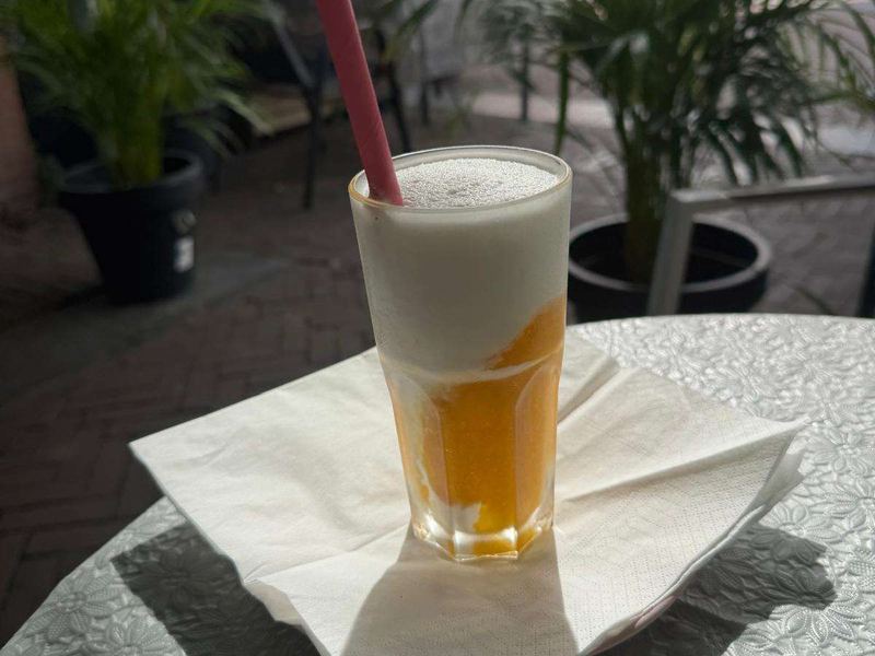 Kokos-mango smoothie